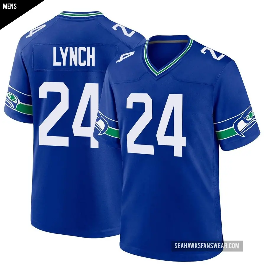 NFL Seahawks M.LYNCH 24 ジャージ M Nike Marshawn Lynch Seattle Seahawks Official On Field
