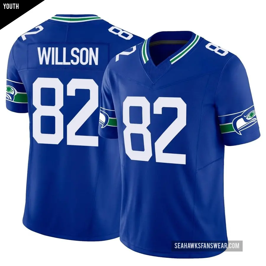 Women's Seattle Seahawks ＃82 Luke Willson Gray Limited